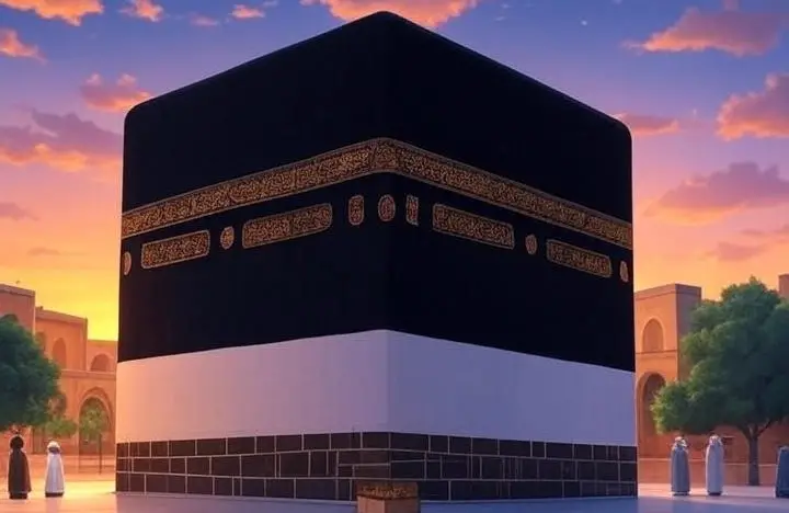 Kabe'de sağanak yağmurdan altınoluk coştu 