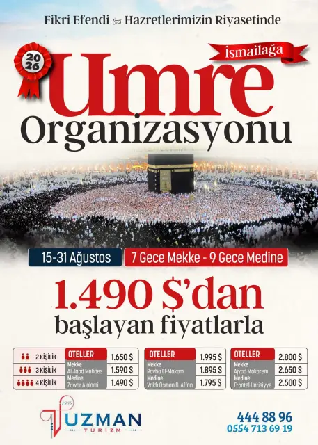 İsmailağa Umrah Organization 2026 Special Umrah Program Meeting Spirituality